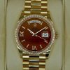 Superclone Rolex Day-Date 36 mm Carnelian Dial 128348RBR