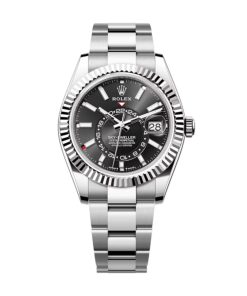 Superclone Rolex Sky-Dweller 42 mm Bright black Dial 336934 Oyster