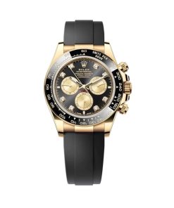 Superclone Rolex Daytona 40 mm Black Dial Yellow Gold 126518LN-Superclone