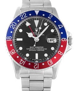 Rolex GMT-Master 40mm Black Dial 16710 “Pepsi”