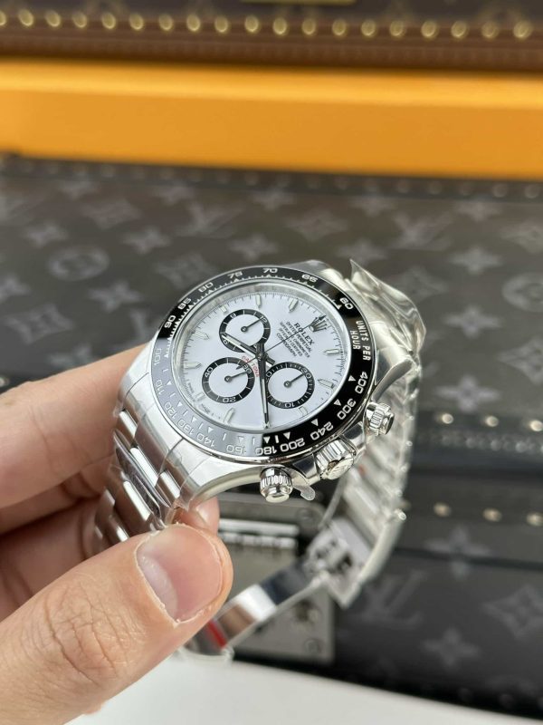 Superclone Rolex Daytona “Panda” 40 mm White Dial 126500LN