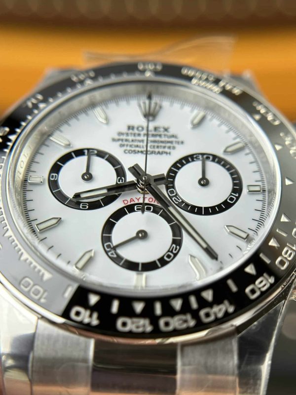 Superclone Rolex Daytona “Panda” 40 mm White Dial 126500LN
