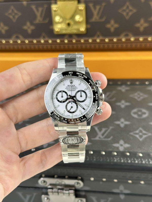 Superclone Rolex Daytona “Panda” 40 mm White Dial 126500LN