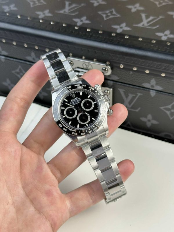Superclone Rolex Daytona 40 mm Black Dial 126500LN “Godzilla”
