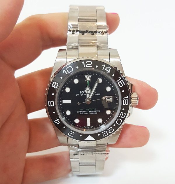 Superclone Rolex GMT-Master II 40mm Black Dial 116710