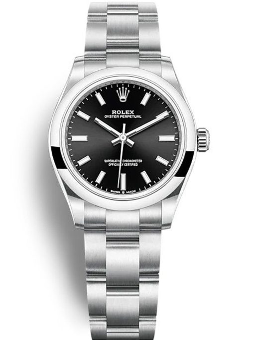 Rolex Oyster Perpetual Lady 31mm Black Dial 277200