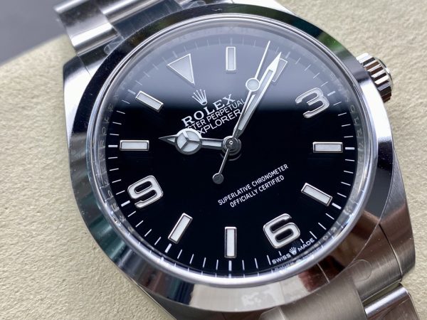 Superclone Rolex Explorer 40 mm Black Dial 224270