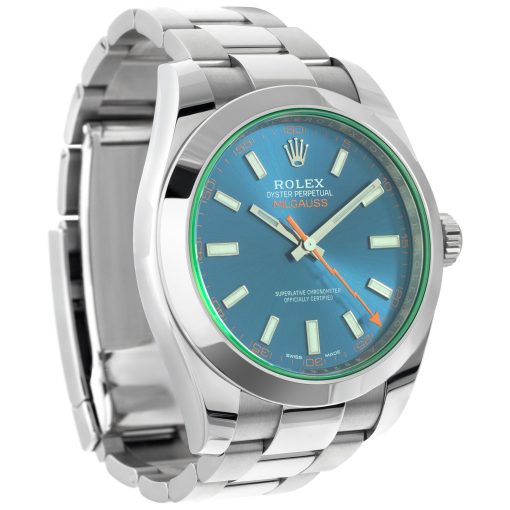 Superclone Rolex Milgauss 40mm Blue Dial 116400GV - Image 3