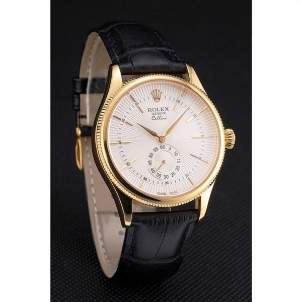 Superclone Rolex Cellini 38mm White Dial REP016810