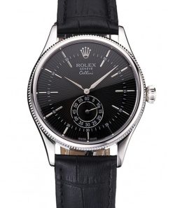 Superclone Rolex Cellini 38mm Black Dial REP016790