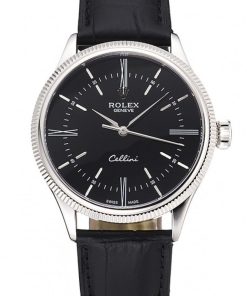 Superclone Rolex Cellini 39mm Black Dial 622654