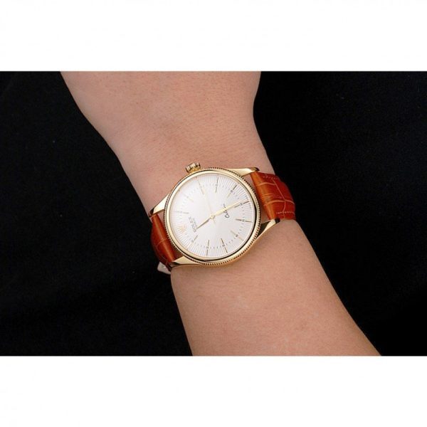 Superclone Rolex Cellini 38mm White Dial REP016793