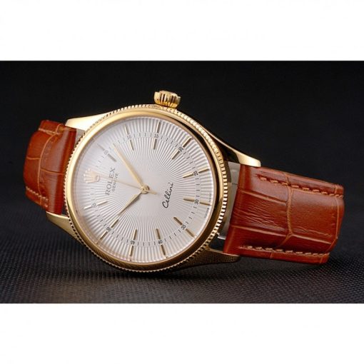 Superclone Rolex Cellini 38mm White Dial REP016793 - Image 4