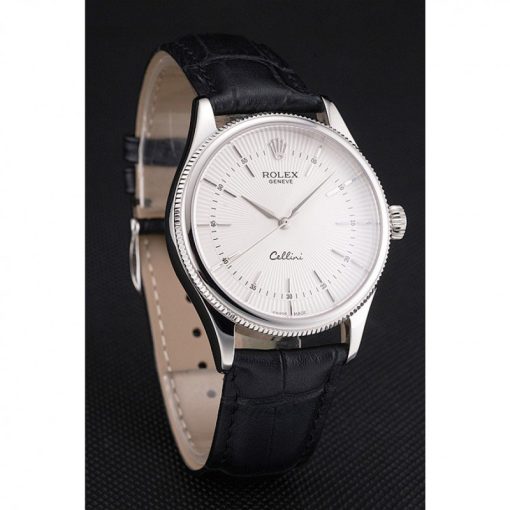 Superclone Rolex Cellini 38mm White Dial REP016805 - Image 3