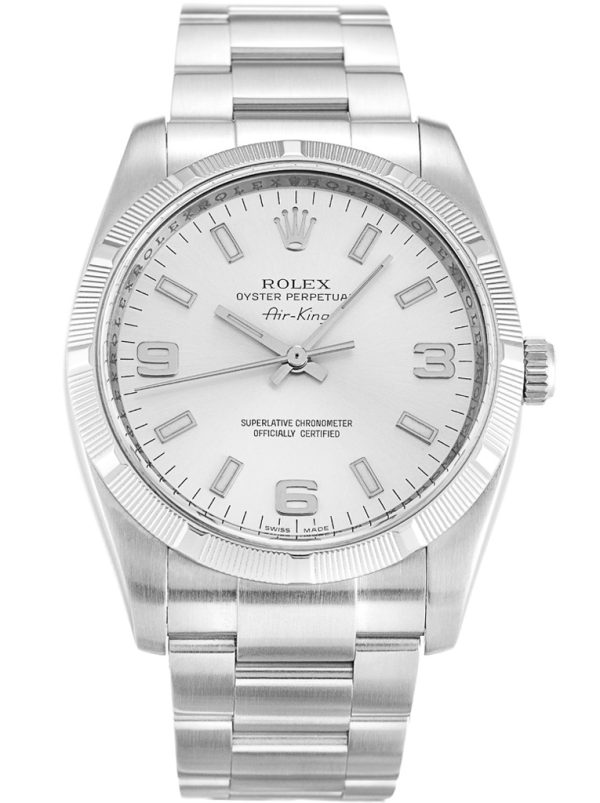 Rolex Air-King 34mm Silver Dial 114210