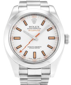 Rolex Milgauss 40mm White Dial 116400