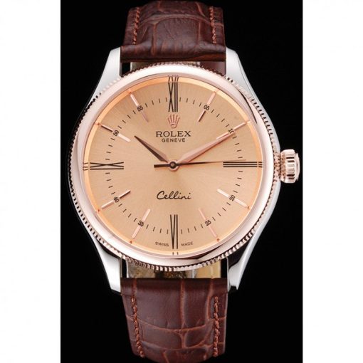 Rolex Cellini 40mm Orange Dial 622840 - Image 2