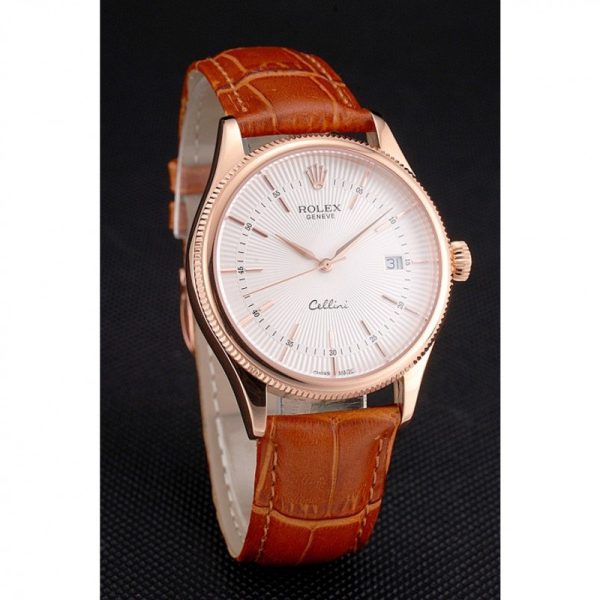 Superclone Rolex Cellini 38mm White Dial REP016812