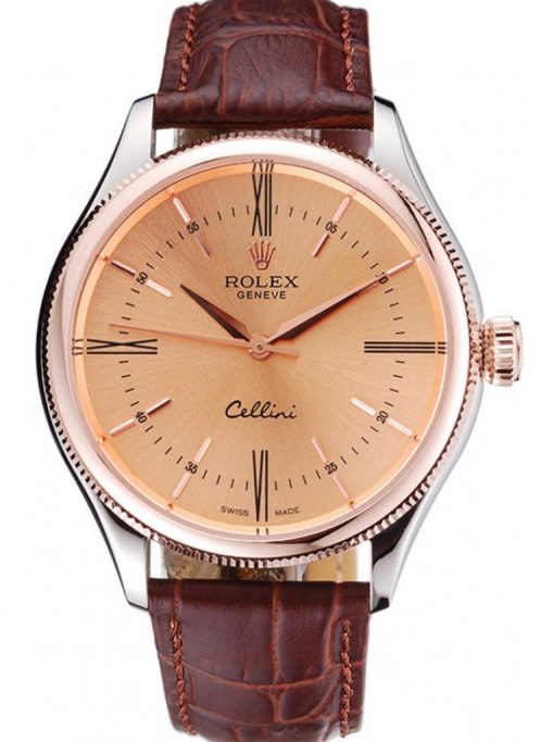 Rolex Cellini 40mm Orange Dial 622840