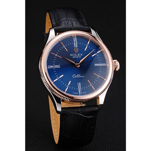 Rolex Cellini 40mm Blue Dial 622841 - Image 3