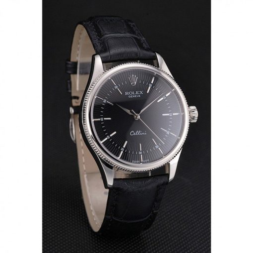 Superclone Rolex Cellini 38mm Black Dial REP016809 - Image 3