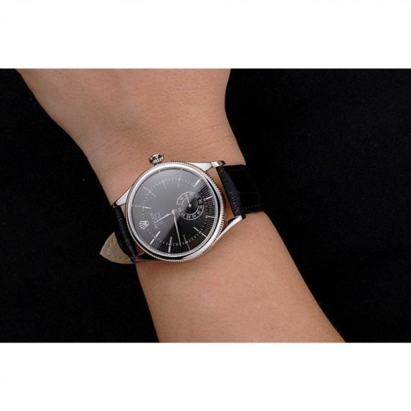 Superclone Rolex Cellini 38mm Black Dial REP016790