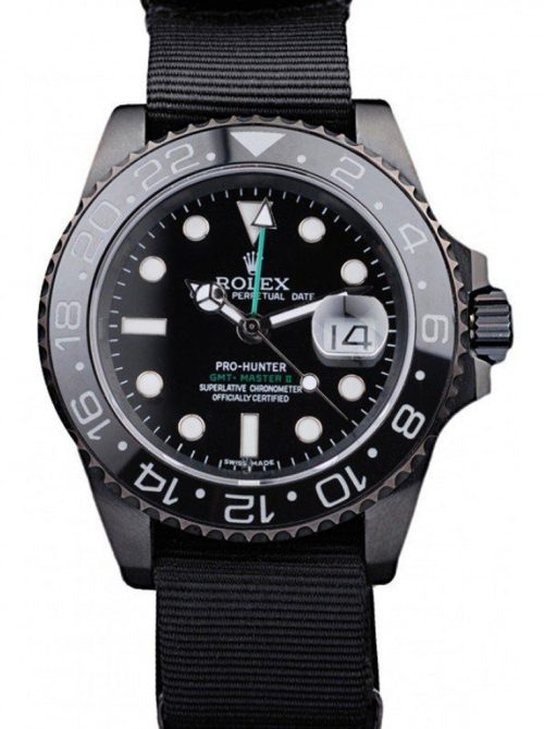 Superclone Rolex GMT-Master II 40mm Black Dial REP016827