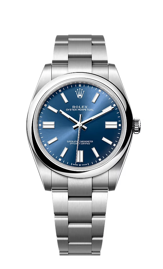 Rolex Oyster Perpetual 41mm Blue Dial 124300