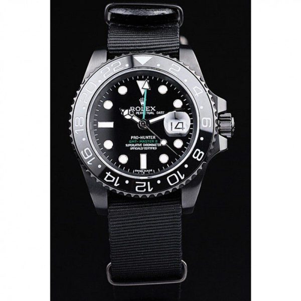 Superclone Rolex GMT-Master II 40mm Black Dial REP016827