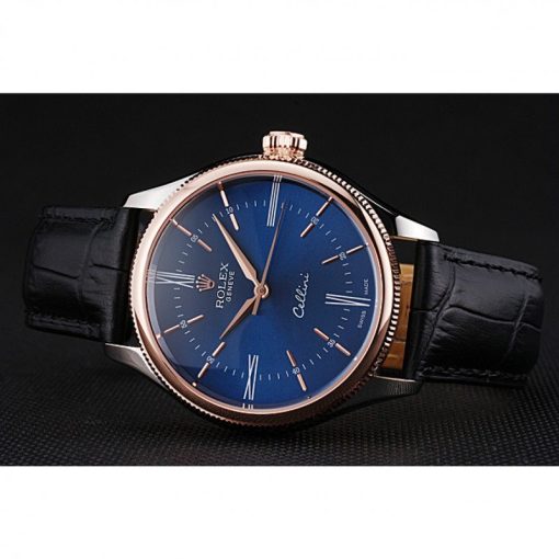 Rolex Cellini 40mm Blue Dial 622841 - Image 4