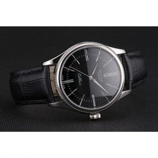 Superclone Rolex Cellini 38mm Black Dial REP016804 - Image 5