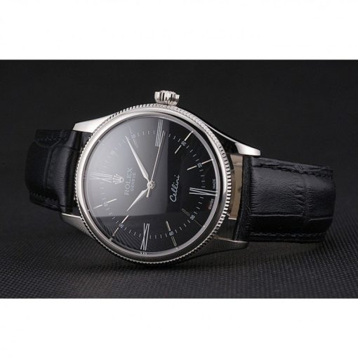 Superclone Rolex Cellini 38mm Black Dial REP016804 - Image 4