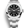 Rolex Oyster Perpetual Lady 28mm Black Dial 276200