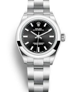 Rolex Oyster Perpetual Lady 28mm Black Dial 276200