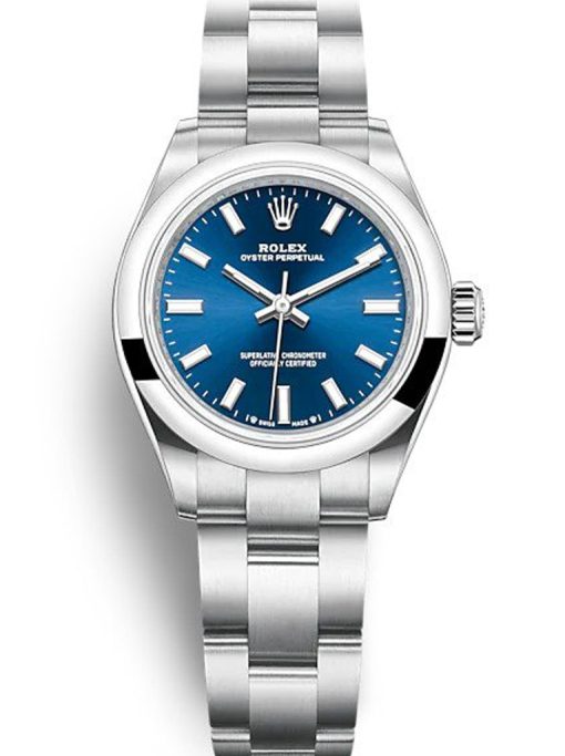 Rolex Oyster Perpetual Lady 28mm Blue Dial 276200