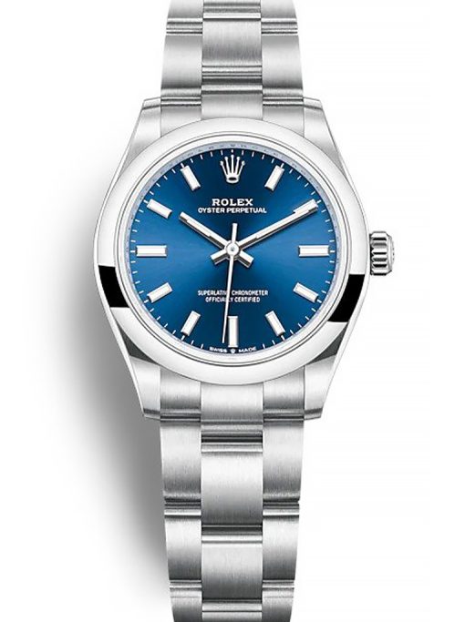 Rolex Oyster Perpetual Lady 31mm Blue Dial 277200