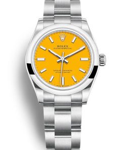 Rolex Oyster Perpetual Lady 31mm Yellow Dial 277200