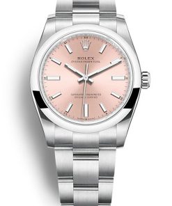 Rolex Oyster Perpetual Lady 34mm Pink Dial 124200