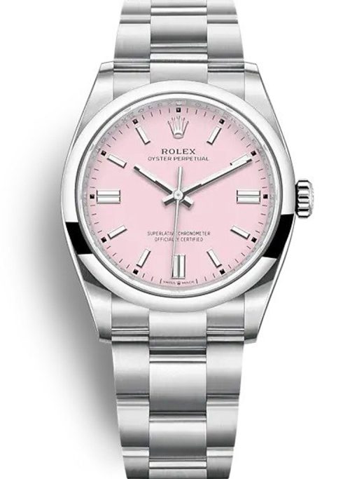 Rolex Oyster Perpetual Lady 36mm Candy Pink Dial 126000