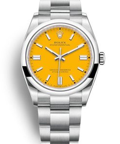 Rolex Oyster Perpetual Lady 36mm Yellow Dial 126000