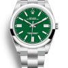 Rolex Oyster Perpetual 41mm Green Dial 124300