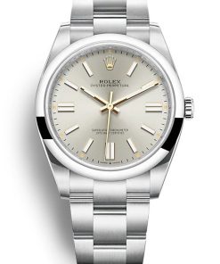 Rolex Oyster Perpetual 41mm Silver Dial 124300