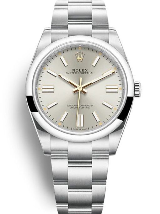 Rolex Oyster Perpetual 41mm Silver Dial 124300