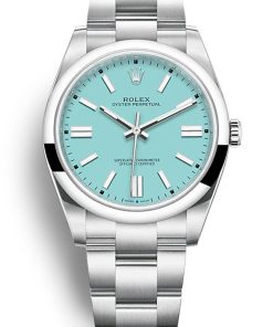 Rolex Oyster Perpetual 41mm Tiffany Blue Dial 124300