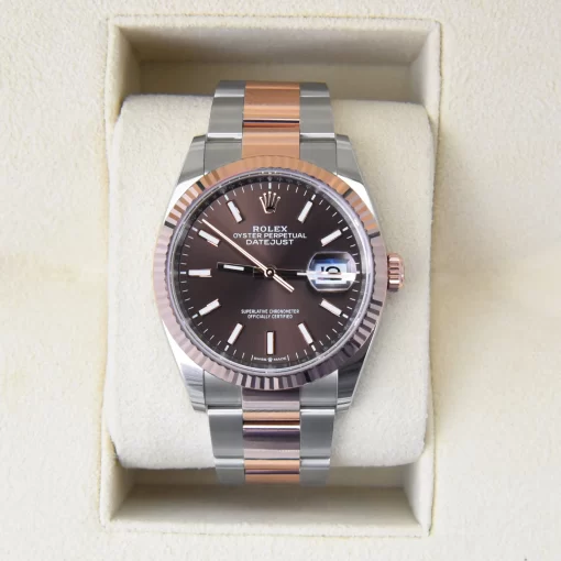 Superclone Rolex Datejust 36 mm Chocolate Dial 126231 - Image 3