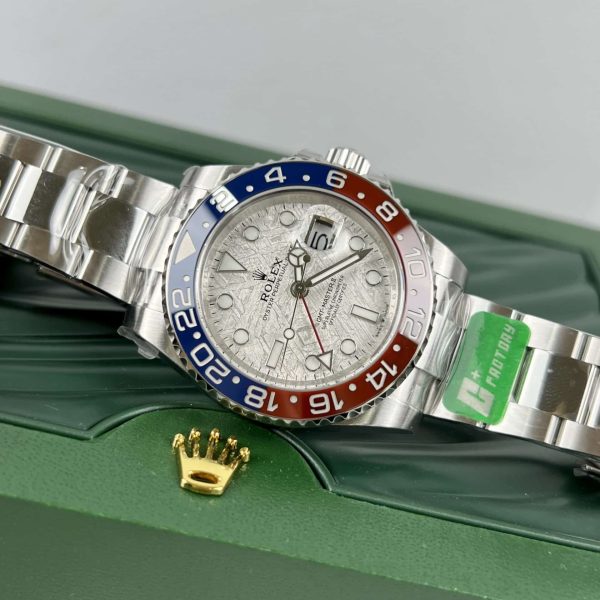 Superclone Rolex GMT-Master II Meteorite Dial 126719BLRO “Superman” Oyster