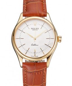 Superclone Rolex Cellini 38mm White Dial REP016793