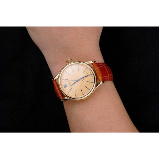 Superclone Rolex Cellini 38mm Gold Dial REP016797 - Image 10