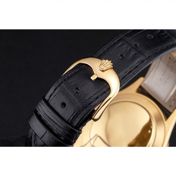 Superclone Rolex Cellini 38mm Black Dial REP016806