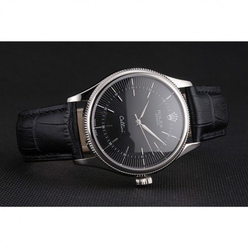 Superclone Rolex Cellini 38mm Black Dial REP016809 - Image 4